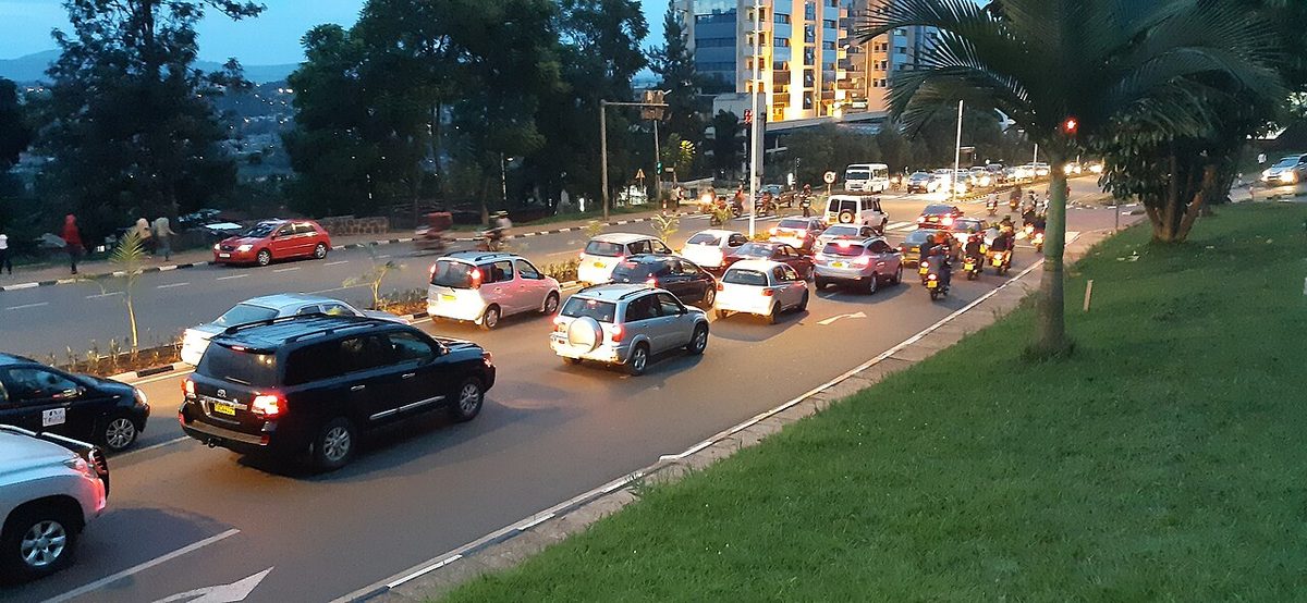 Cars and Red Traffic light Kigali.jpg