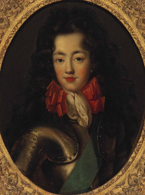 Follower of Mignard - Portrait of a young man in armor (modified face).jpg